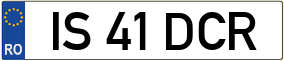 Truck License Plate